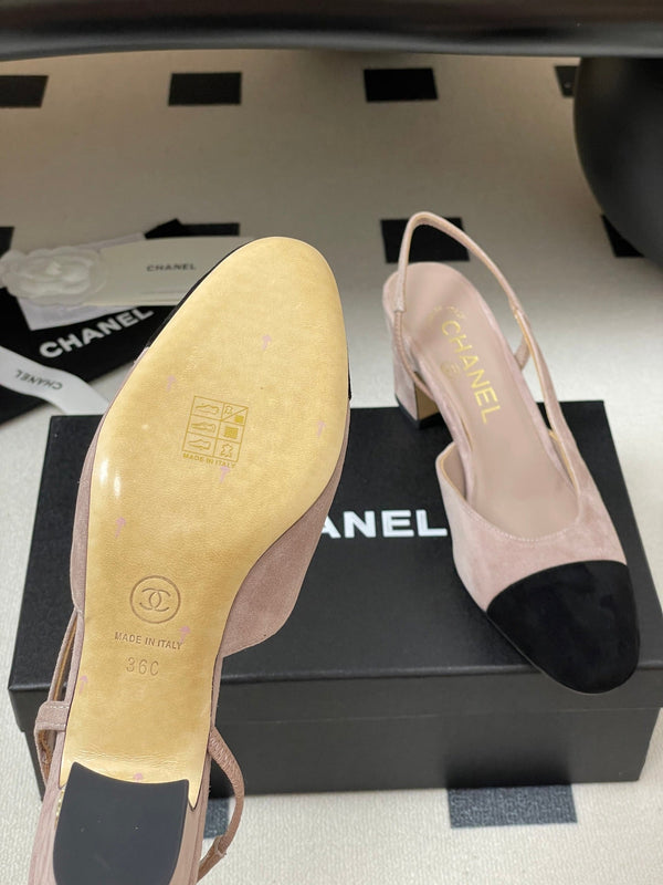 CC 25 SlingBack 65mm Blush Pink Suede 393990