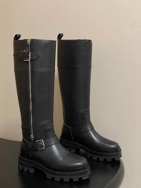 HM Jumping Boots 50mm Black Edge Lock Calfskin