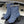 CC 25B Chain Short Boot 70mm Black Blue Denim 423145