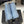 CC 25B Chain Short Boot 70mm Black Light Blue Denim 423146