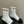 CC 25B Chain Short Boot 25mm Black White Denim Cowhide 423153