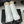 CC 25B Chain Short Boot 25mm Black White Denim Cowhide 423153