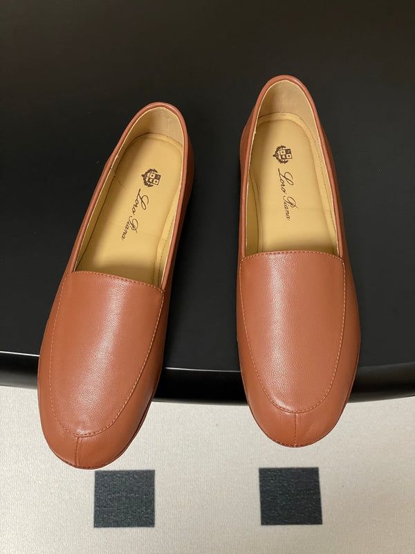LP Anton Walk Loafers Brown Sheepskin 474797