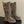 HM Lace Up Boots 25mm Belt Buckle Taupe Suede