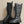 HM Lace Up Boots 25mm Belt Buckle Black Leather