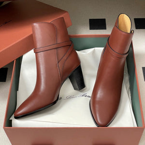 LP Felicity Ankle Boots 70mm Red Desert Cowhide 440310