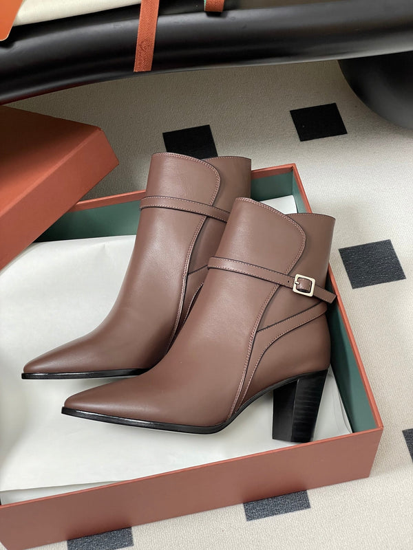 LP Felicity Ankle Boots 70mm Light Brown Cowhide 440311