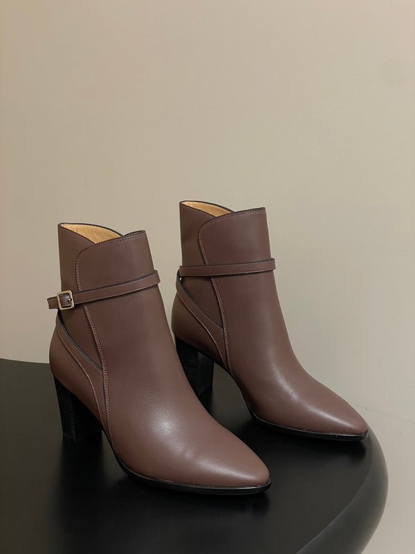 LP Felicity Ankle Boots 70mm Light Brown Cowhide 440311