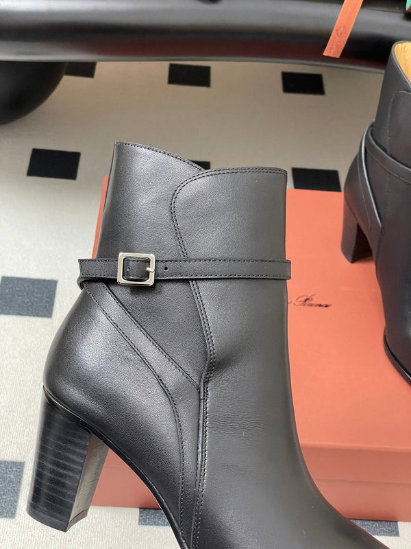 LP Felicity Ankle Boots 70mm Black Cowhide 440312