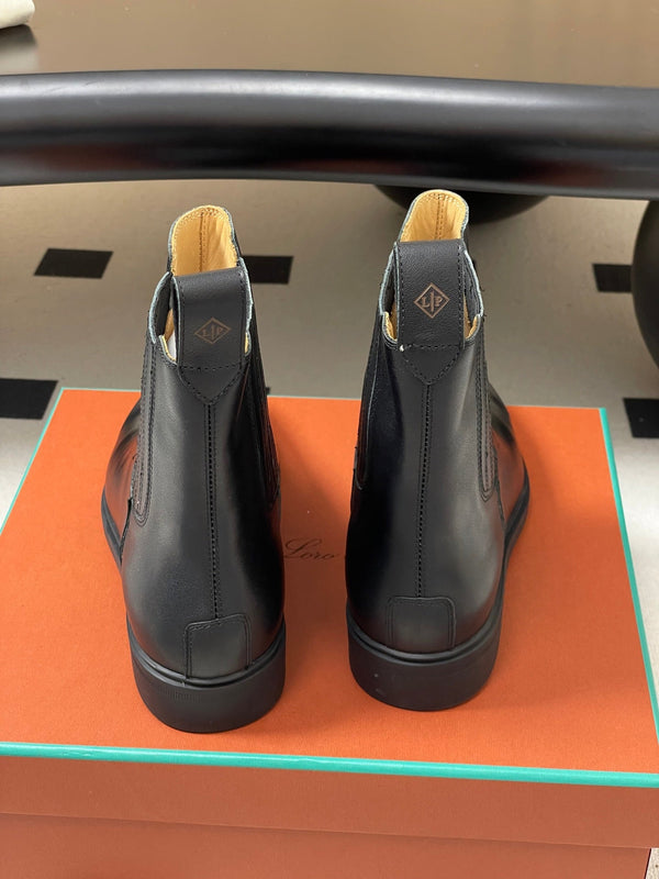 LP 25 Short Boot Black Cowhide 534657