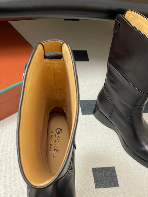 LP 25 Lupo Boot Black Calfskin 534661