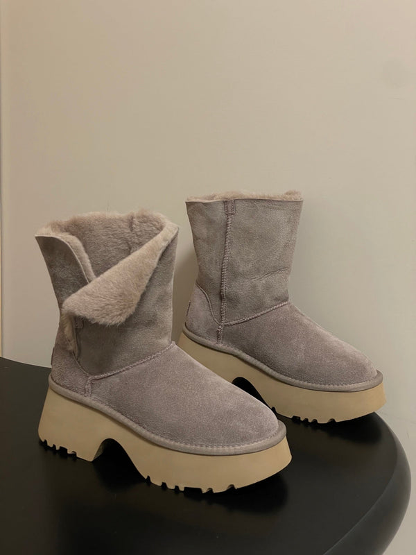 UGG Esmee Boot 70mm Taupe Wool Suede 522217