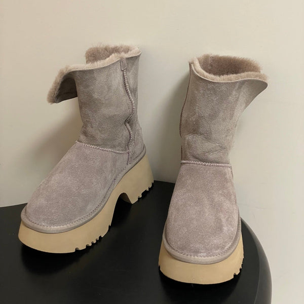 UGG Esmee Boot 70mm Taupe Wool Suede 522217