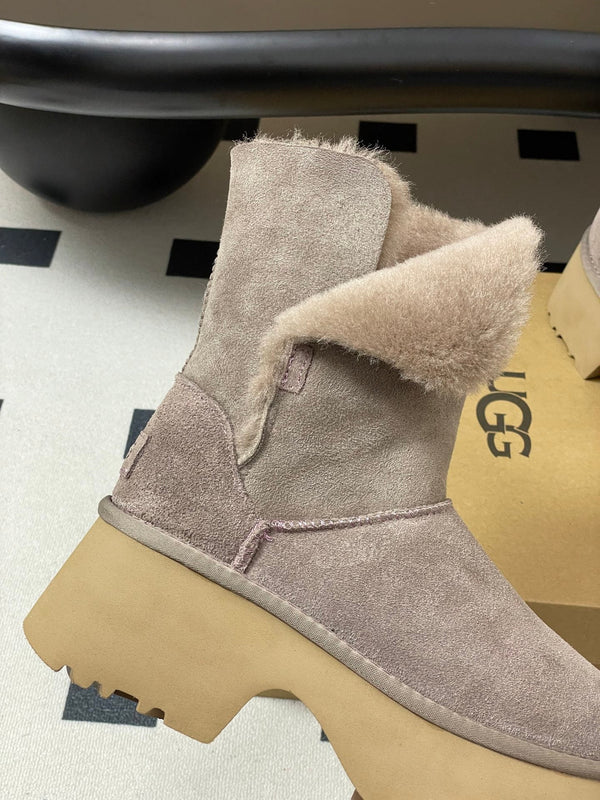 UGG Esmee Boot 70mm Taupe Wool Suede 522217