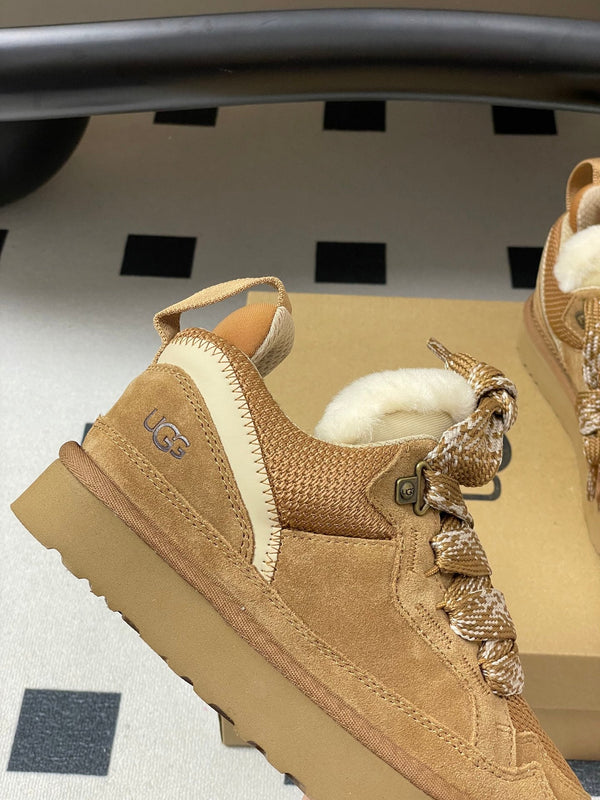 UGG Lowmel Sneaker Brown Suede Mesh 522213