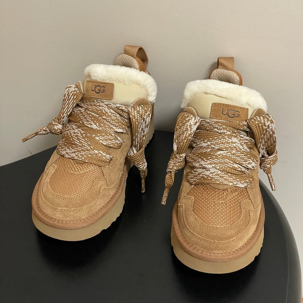 UGG Lowmel Sneaker Brown Suede Mesh 522213