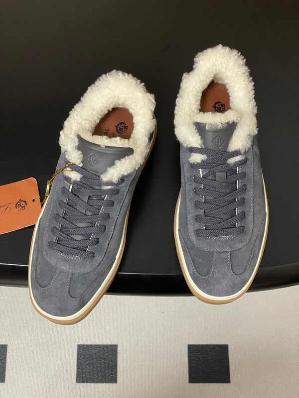 LP 25 Fur Sneaker Dark Blue Suede Cowhide 534662