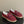 Mocassins à enfiler GG 26ss toile Double G rouge 593493