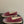 GG 26ss Slip-on Loafers Rhinestones Red Double G Canvas