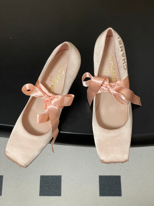 CC 26 Pompe Satin Soie Rose 593135