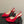CD 26 Slingback 85 Red Beige Leather Silk Fabric 593603