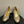 CC 26 Escarpin perlé à sequins avec talon perle double C en maille dorée et cuir 593159
