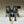 CD Tribales Pump 80mm Black Embossed Cowhide 676347