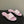 CC 26s Flat Sandals Pink Canvas Sheepskin Double C 649509