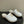 CC 26s Flat Mule White Beige Cowhide 649403