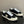 Celine Alan Sneakers Black Ivory Canvas Rubber 701719
