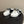 CC 26s Mules Black White Quilted Leather Shearing 952555