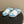 CC 26s Pool Slides Blue White Lambskin 952558