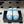 CC 26s Pool Slides Blue White Lambskin 952558