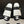CC 26s Pool Slides Black White Lambskin 952559