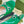 GG  Women's Horsebit mid-heel slide sandal in glossy Jade Green