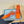 PRA SQUARE TOE SLINGBACK PUMPS BRIGHT ORANGE SATIN