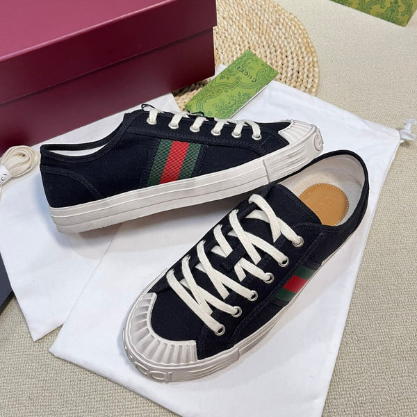 Sneaker con firma GG Ace nera