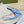 GC Horsebit Slingback Pump 10mm Blue Canvas Sheepskin 294542