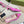 GC Horsebit Slingback Pump 50mm Pink Canvas Sheepskin 294547