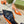 GC Horsebit Slingback Pump 100mm Orange Canvas Sheepskin 294548