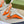 GC Horsebit Slingback Pump 100mm Orange Canvas Sheepskin 294548