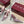 GC Crystal-Embellished Slingbacks Red Silk Sheepskin 294609