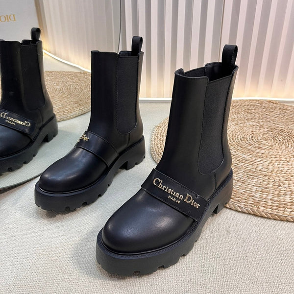 D-Quest Ankle Boot 35mm In Black Calfskin 992669