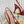 GC Crystal Horsebit Slingback 100mm Red Canvas lambskin 294618