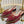 GC Crystal Horsebit Slingback 10mm Red Canvas lambskin 294612