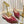 GC Crystal Horsebit Slingback 10mm Red Canvas lambskin 294612