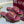 Sandali GC 25 Horsebit GG in tela rossa 294673