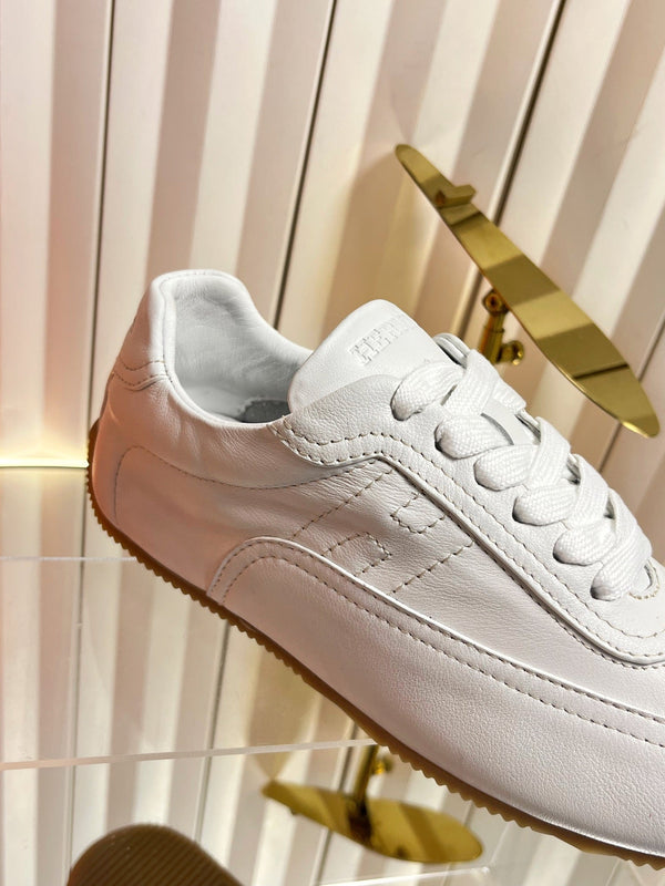 HM May Derby Shoes White Calfskin 616144