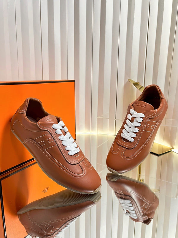 HM May Derby Shoes Brown Calfskin 616145
