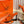 HM Cute Sandal 7cm Orange Calfskin 616210